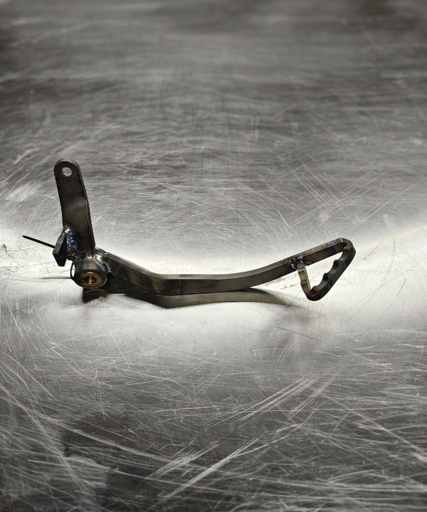titanium rempedaal kreidler gebben kvv - bovenkant